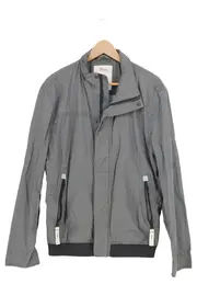 Vorschaubild 1 von Herren Sweatjacke Gr. 50/L Grau Casual Reißverschluss