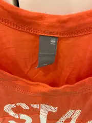 Vorschaubild 4 von Damen Sport Top Ärmellos Orange Gr. 40/L Logo-Print