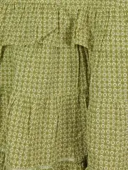 Vorschaubild 3 von Kinder Sommerkleid Gr. 128 Grün Baumwolle Casual Rüschen