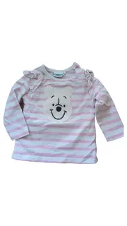 Vorschaubild 1 von Winnie Puuh Mädchen Langarmshirt Gr. 74 Rosa Gestreift Casual