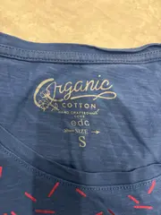 Vorschaubild 4 von EDC Damen T-Shirt Blau Gr. 36/S Casual Baumwolle