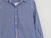 Vorschaubild 3 von Damen Hemdbluse Gr. 36/S Blau Kariert Casual
