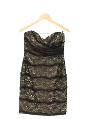 Vorschaubild 1 von Damen festliches Kleid 36/S Schwarz Spitze Elegant