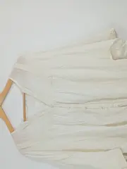 Vorschaubild 3 von Damen Bluse Gr. S Weiß Bohemian Spitze Stickerei Tunika