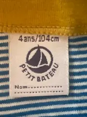 Vorschaubild 5 von Bluse Mädchen 104 Blau Gestreift Maritim Rüschen