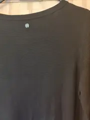 Vorschaubild 4 von Damen Strickkleid Schwarz Gr. 40/L Langarm Basic Rippstrick