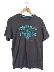 Vorschaubild 1 von Herren T-Shirt Grau Casual Gr. 50/L