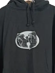 Vorschaubild 2 von Hoodie Herren L Schwarz Streetwear Kapuzenpullover Logo