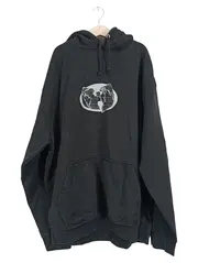 Vorschaubild 1 von Hoodie Herren L Schwarz Streetwear Kapuzenpullover Logo