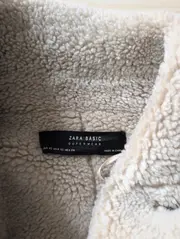 Vorschaubild 5 von Damen Lederjacke Lammfelloptik Braun Gr. 34/XS Casual