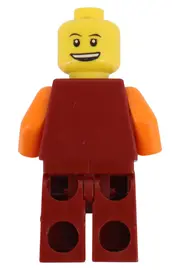 Vorschaubild 2 von Spielfigur Minifigur Mensch Rot Orange Kinder Spielzeug