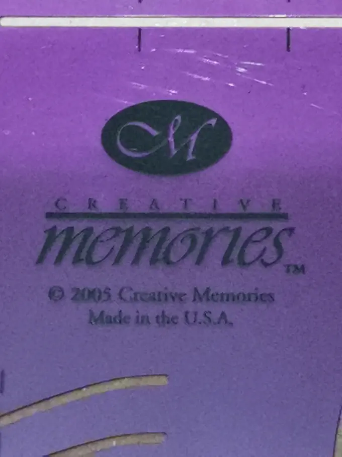 CREATIVE MEMORIES Schablone Bild 3