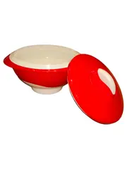 Vorschaubild 1 von Suppenterrine Schüssel mit Deckel Rot Kunststoff