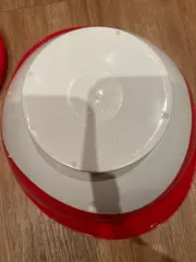 Vorschaubild 3 von Suppenterrine Schüssel mit Deckel Rot Kunststoff