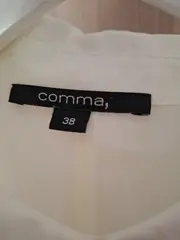 Vorschaubild 3 von Damen Bluse Hemd Oversize Weiß Gr. 38 Casual Knopfleiste