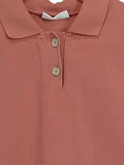 Vorschaubild 3 von Damen Poloshirt Gr. 36/S Rosa Casual Baumwolle