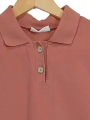 Vorschaubild 4 von Damen Poloshirt Gr. 36/S Rosa Casual Baumwolle