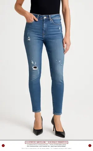 ZARA Destroyed Jeans