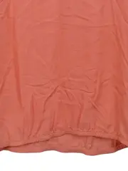 Vorschaubild 4 von Damen Top Gr. 36/S Orange Viskose Kurzarm Rüschen Casual