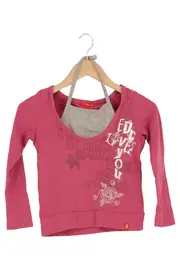 Vorschaubild 1 von Damen Sweatshirt Gr. S Rosa Logo-Print Casual Langarm