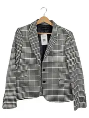 Vorschaubild 1 von Damen Blazer kariert Gr. 40;L Business Schwarz Weiß
