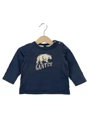 Vorschaubild 1 von Langarmshirt Kinder Gr. 68 Blau mit Bär Logo Casual