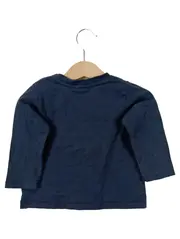 Vorschaubild 2 von Langarmshirt Kinder Gr. 68 Blau mit Bär Logo Casual