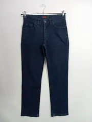 Vorschaubild 1 von Mom Jeans Damen Gr. 36/S Blau High Waist Denim