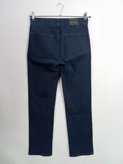 Vorschaubild 2 von Mom Jeans Damen Gr. 36/S Blau High Waist Denim