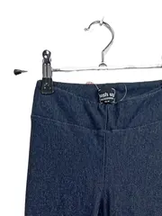 Vorschaubild 3 von Damen Leggings Push Up Gr. 38 Blau Casual Stretch Hose