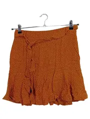 Vorschaubild 1 von LeGer Damen Hosenrock Gr. 38 M Braun Punkte Schleife Feminin Viskose