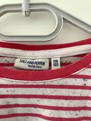 Vorschaubild 4 von Langarmshirt Mädchen Gr. 116/122 Rosa Casual Pferde Sterne