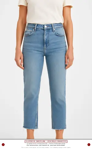 ZARA Destroyed Jeans