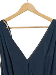 Vorschaubild 2 von Damen Jumpsuit Gr. 36/S Blau gepunktet Casual