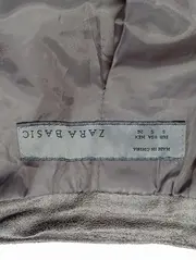 Vorschaubild 3 von Damen Sweatjacke Gr. 36/S Grau Strukturmuster 3/4-Arm Casual