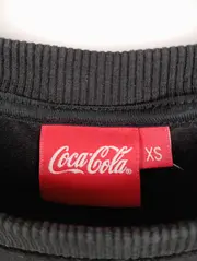 Vorschaubild 3 von COCA COLA Pullover Damen Schwarz Gr. 34/XS Casual Streetwear Logo-Print