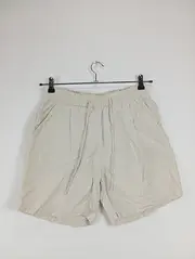 Vorschaubild 2 von Damen Shorts Gr. 38 Leinen Beige Casual Tunnelzug