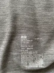 Vorschaubild 2 von Herren T-Shirt Grau Meliert Kurzarm L Polyester Freizeit