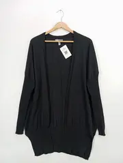 Vorschaubild 2 von Damen Strickjacke Gr. 40/L Schwarz Casual Cardigan