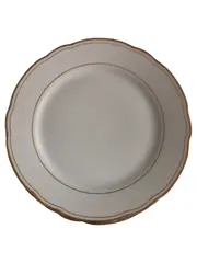 Vorschaubild 1 von Platzteller Klassisch Weiß Porzellan Rund 24cm Festlich