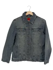 Vorschaubild 1 von Jeansjacke Damen Gr. 40 Blau Casual Baumwolle