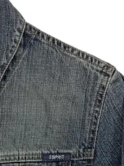 Vorschaubild 2 von Jeansjacke Damen Gr. 40 Blau Casual Baumwolle