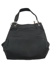 Vorschaubild 2 von Henkeltasche Damen Schwarz Polyamid Casual Tasche