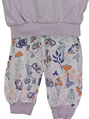 Vorschaubild 4 von Mädchen Schlafanzug Gr. 86 Pilz Schmetterling Lila Baumwolle