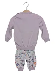 Vorschaubild 2 von Mädchen Schlafanzug Gr. 86 Pilz Schmetterling Lila Baumwolle