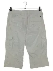 Vorschaubild 2 von Damen Cargohose W32/40/L Weiß Baumwolle Klassisch