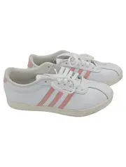 Vorschaubild 1 von Damen Sneaker Low Weiß Rosa Streifen Gr. 38 2/3 Sportschuhe