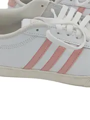 Vorschaubild 2 von Damen Sneaker Low Weiß Rosa Streifen Gr. 38 2/3 Sportschuhe