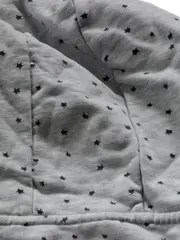 Vorschaubild 5 von Kapuzenpullover Damen Hoodie Grau Sterne Gr. 36/S Freizeit