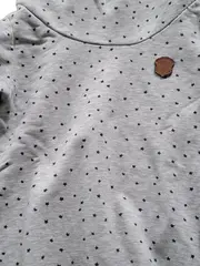 Vorschaubild 4 von Kapuzenpullover Damen Hoodie Grau Sterne Gr. 36/S Freizeit